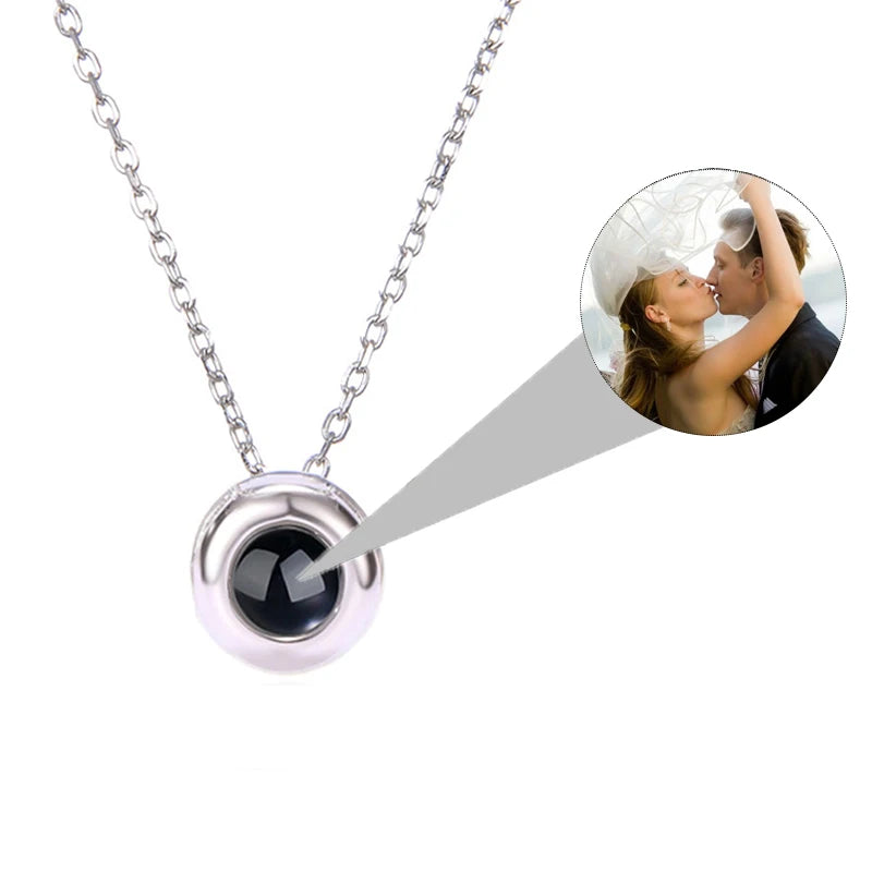 Personalized Projection Necklace for Family
