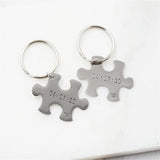 Personalized Couple Name Keychain Engraved Date Wedding Anniversary Gift