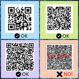 Personalized QR Code Necklace Stainless Steel Pendant