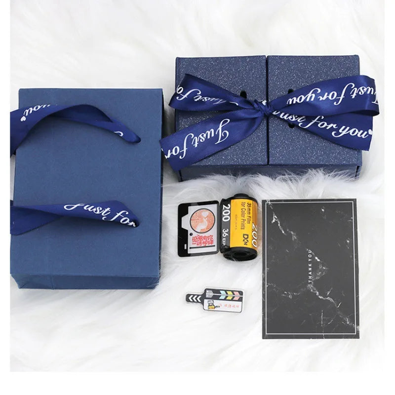 Roll Film Photos Memory Photo Keychain DIY Wedding Anniversary