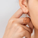 Stainless Steel Letter Earrings for Women