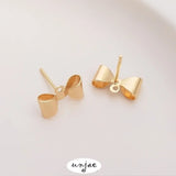 S925 Silver Needle Butterfly Band Earrings DIY Materials