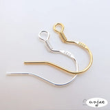 S925silver 18K & 14K Gold-Plated Ear Hooks for Earrings DIY