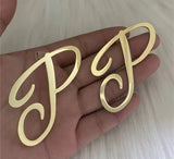 Initial Letter Women's Stud Earrings