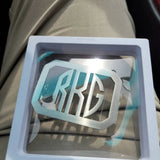 Custom Stainless Steel Belt Buckle for Husband, Men's Business Jewelry