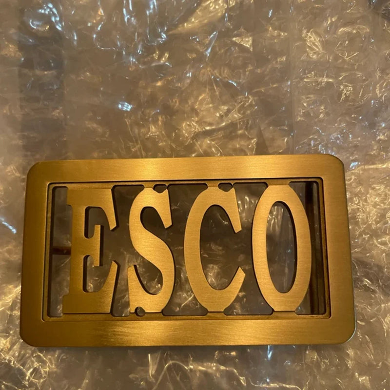 Custom Stainless Steel Belt Buckle for Husband, Men's Business Jewelry
