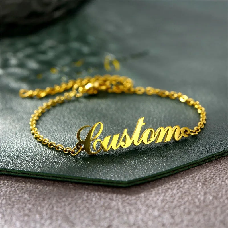 Custom Name Bracelet for Women - Stainless Steel