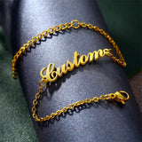 Custom Name Bracelet for Women - Stainless Steel