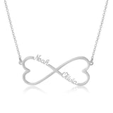 Personalized Stainless Steel Infinity Name Necklace for Women