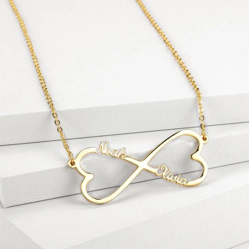 Personalized Stainless Steel Infinity Name Necklace for Women