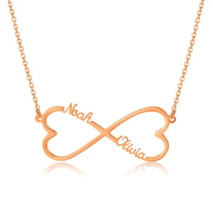 Personalized Stainless Steel Infinity Name Necklace for Women