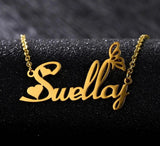 Personalized Stainless Steel Butterfly Choker Necklace