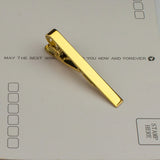 Men's Stainless Steel Tie Clip Name Logo Smooth Brooch