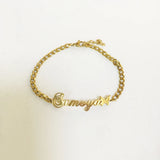 Personalized Stainless Steel Name Bracelet for Her