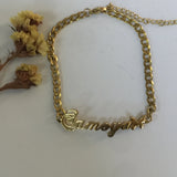 Personalized Stainless Steel Name Bracelet for Her