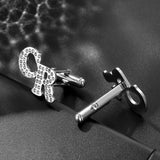 Personalized Zircon Letter Cufflink Jewelry