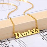 Stainless Steel Personalized Name Necklace Chain Choker Pendant