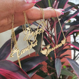 Customized Stainless Steel Name Necklace Choker Pendant