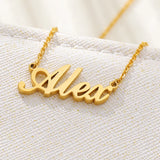 Customized Stainless Steel Name Necklace Choker Pendant
