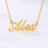 Customized Stainless Steel Name Necklace Choker Pendant