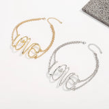 Stainless Steel Personalized Name Necklace for Women