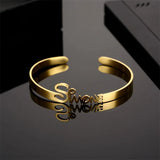 Personalized Stainless Steel Nameplate Bracelet Bangle