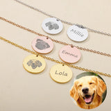 Personalized Pet Name Bracelet with Photo Avatar - Family Jewelry