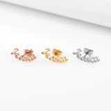 Stainless Steel Name Stud Earrings Nameplate Jewelry Boucle d'oreille