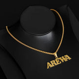 Three Layers Name Necklace for Men Personalized Stainless Steel Silver