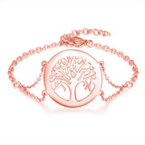 Tree Of Life Stainless Steel Bracelet Personalized Gift