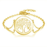 Tree Of Life Stainless Steel Bracelet Personalized Gift