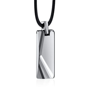 Personalized Tungsten Pendant for Men Necklace Jewelry