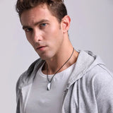 Personalized Tungsten Pendant for Men Necklace Jewelry