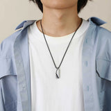 Personalized Tungsten Pendant for Men Necklace Jewelry
