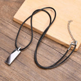 Personalized Tungsten Pendant for Men Necklace Jewelry