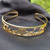 Personalized Stainless Steel Names Bracelets for Women Men