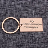 Personalized Couple Lover Keychain Names Bag Charm Jewelry Car Keytags