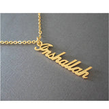 Personalized Vertical Name Necklace Silver Choker