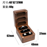 Walnut Solid Wood Box High Storage Display Box