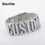 Custom Stainless Steel Bracelet - Personalized Name Jewelry for Men
