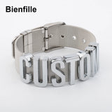 Custom Stainless Steel Bracelet - Personalized Name Jewelry for Men