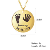 Personalized Necklace Mum Dad Baby Children Grandpa Parents Photo