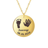 Personalized Necklace Mum Dad Baby Children Grandpa Parents Photo