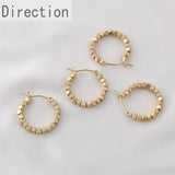 Color-Preserving Peas Bead Earrings DIY Jewelry Accessories