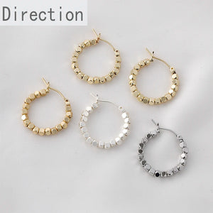 Color-Preserving Peas Bead Earrings DIY Jewelry Accessories