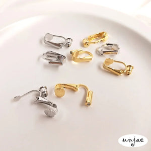 18K Copper Spring Ear Clip with Silicone Plug