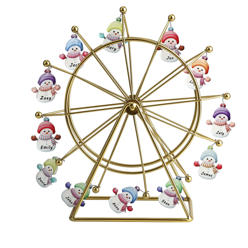 Christmas Snowman Night lights 12 Snowman Ferris Wheel Night Lights