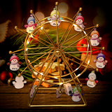 Christmas Snowman Night lights 12 Snowman Ferris Wheel Night Lights
