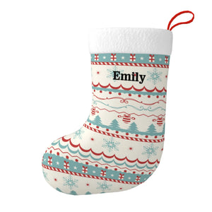 Merry Christmas Socks Xmas Gift Candy Bag Fabrics