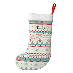 Merry Christmas Socks Xmas Gift Candy Bag Fabrics